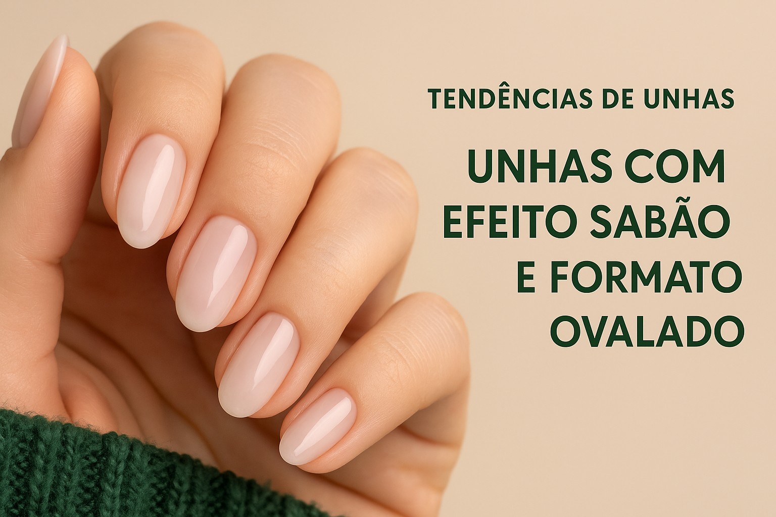 Tendências de Unhas para o Verão 2025/2026: leveza, brilho e naturalidade